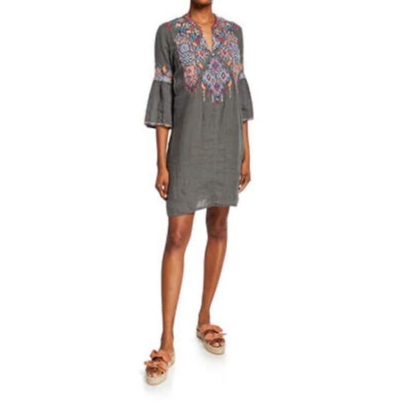 Johnny Was Shankara Flare Sleeve tunic /dress- new with tags size small - Picture 1 of 15